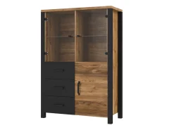 Reol Tornua 105 (Mørk gran + Mat sort)