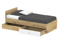 Seng Almira 113 (Artisan eg + Hvid)