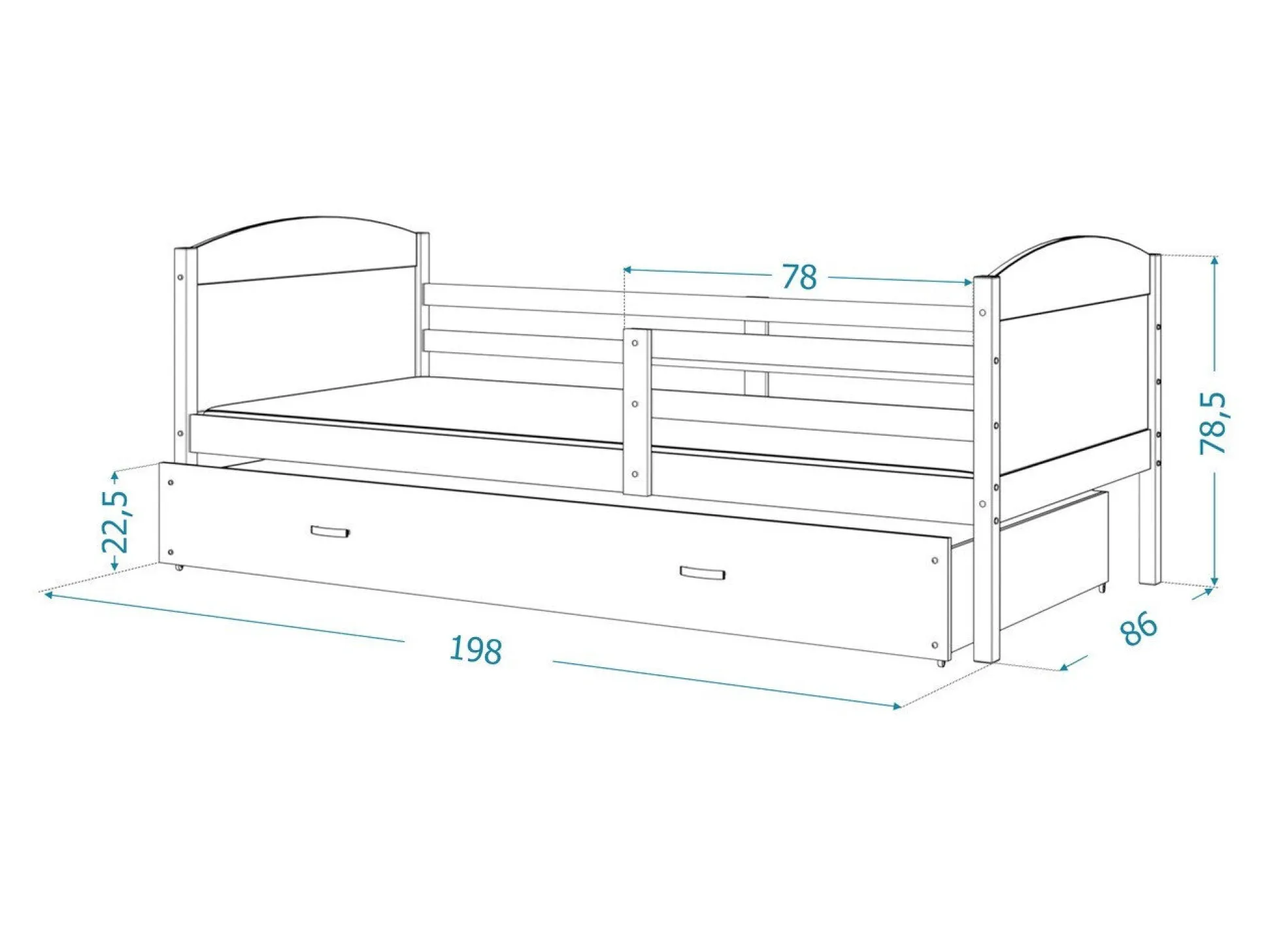 Seng Aurora 128 (Hvid)