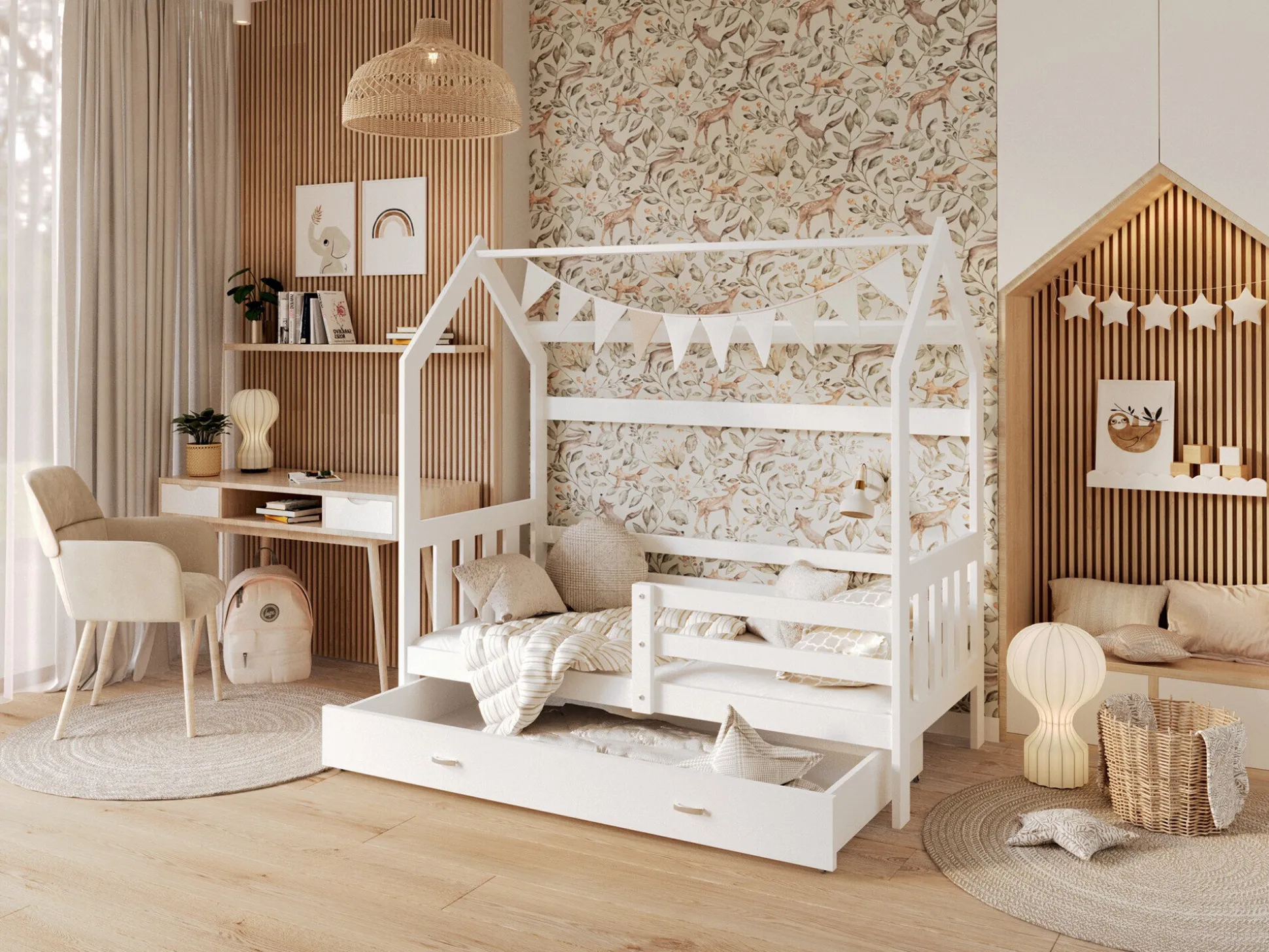 Seng Aurora 122 (Hvid)