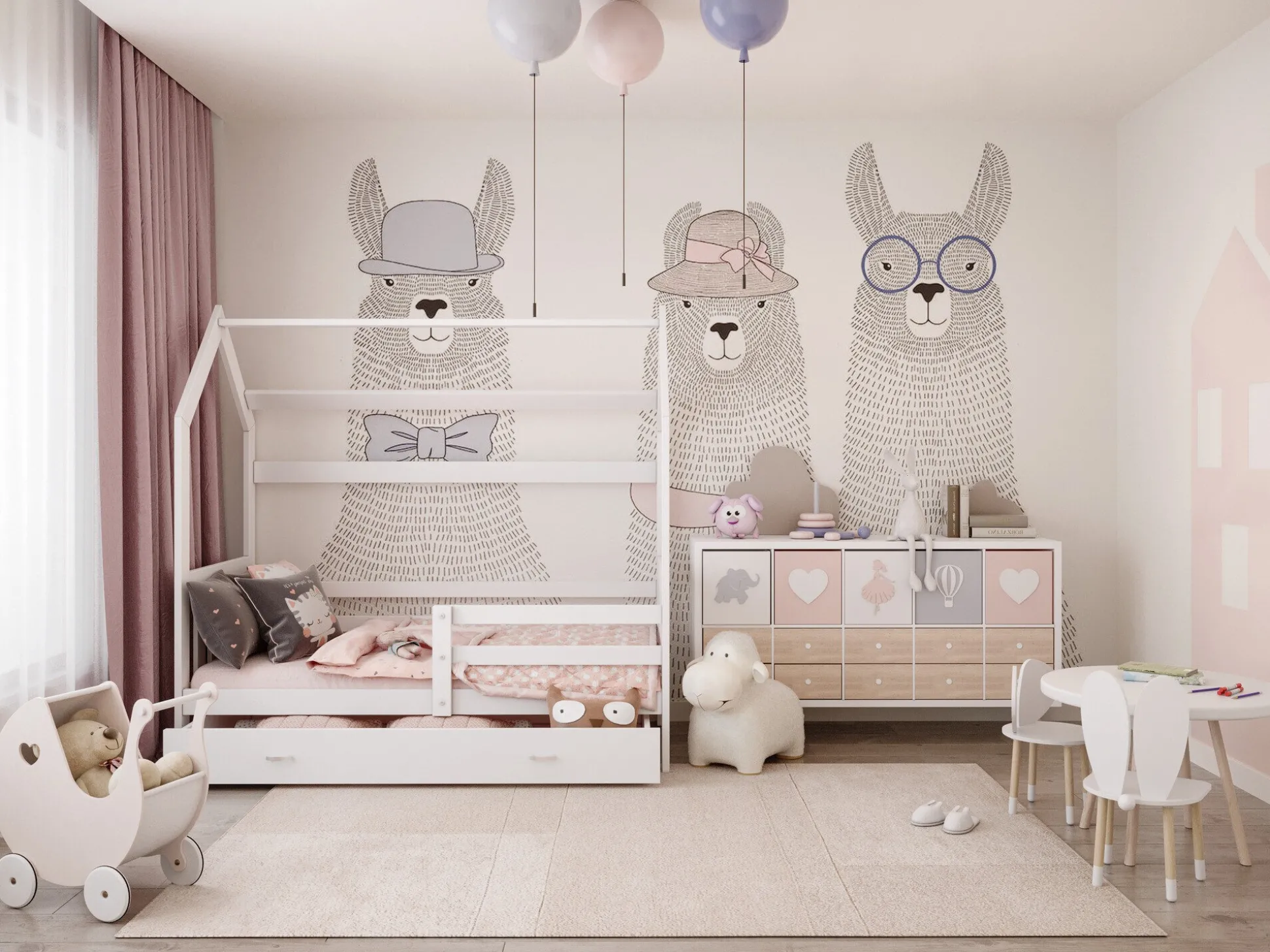 Seng Aurora 122 (Hvid)