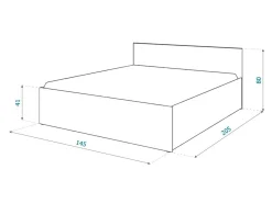 Seng Aurora 145 (Hvid)