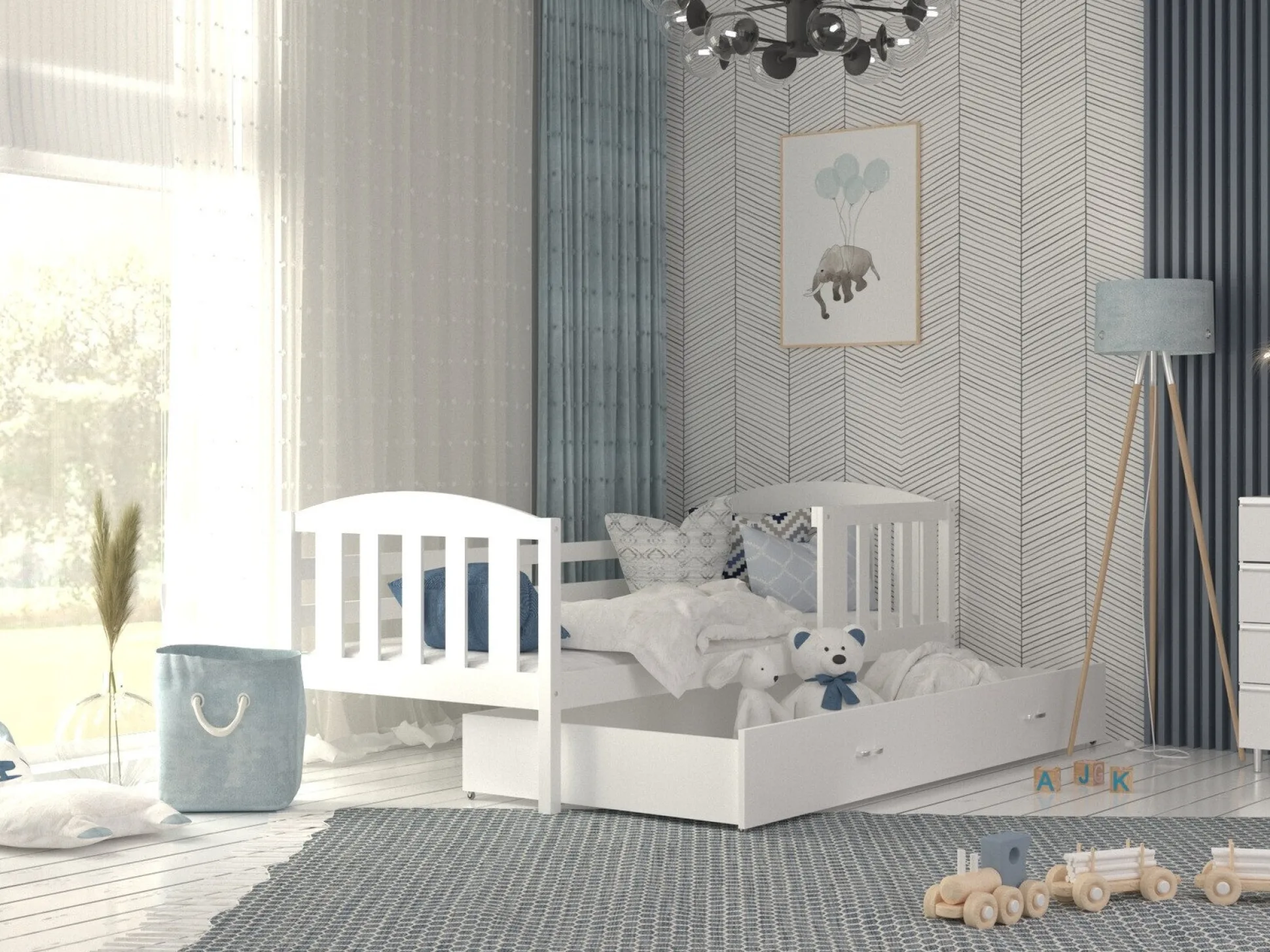 Seng Aurora 126 (Hvid)