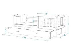 Seng Aurora 126 (Hvid)