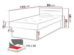 Seng Dover 101 (Hvid)