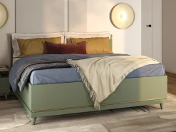 Seng Fertalu 107 (Grøn + Egetræ)