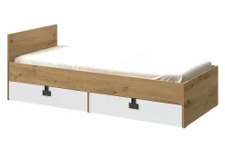 Seng Florevi 106 (Mat hvid + Artisan eg)