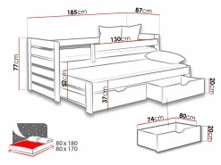 Seng Henderson 127 (Hvid)