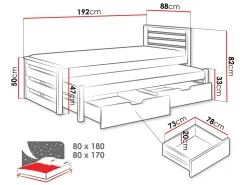 Seng Henderson 169 (Hvid)