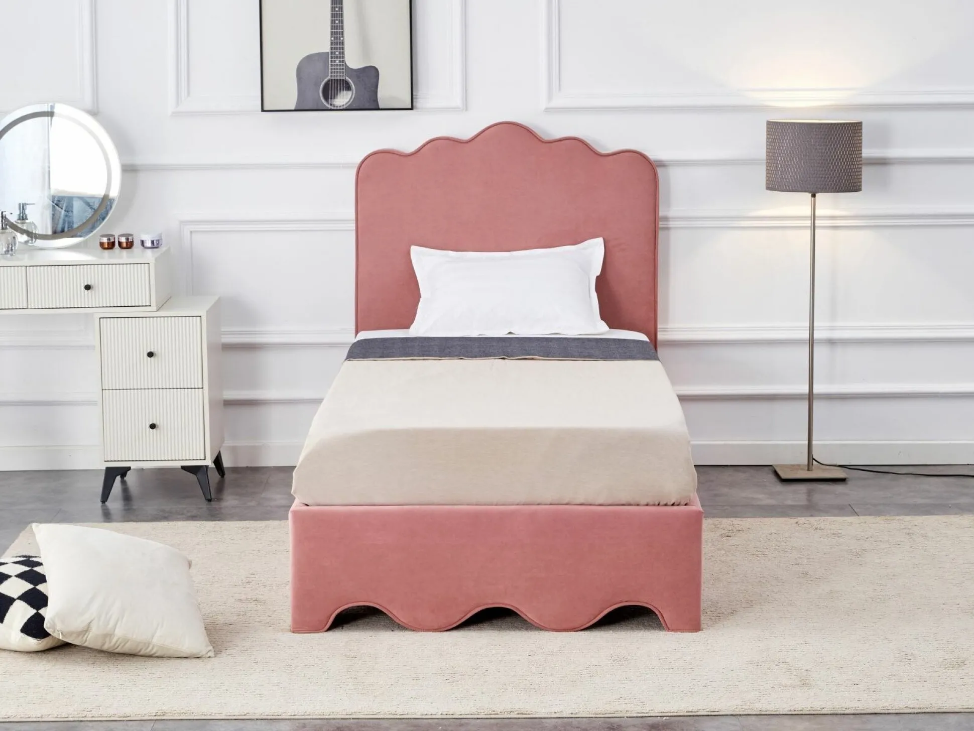 Seng Houston 1972 (Lyserød)