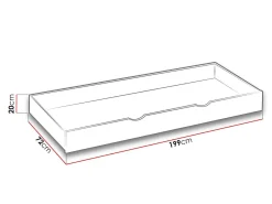 Seng Levtala 112 (Antracit + Hvid)