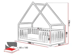 Seng Vista 114 (Hvid)