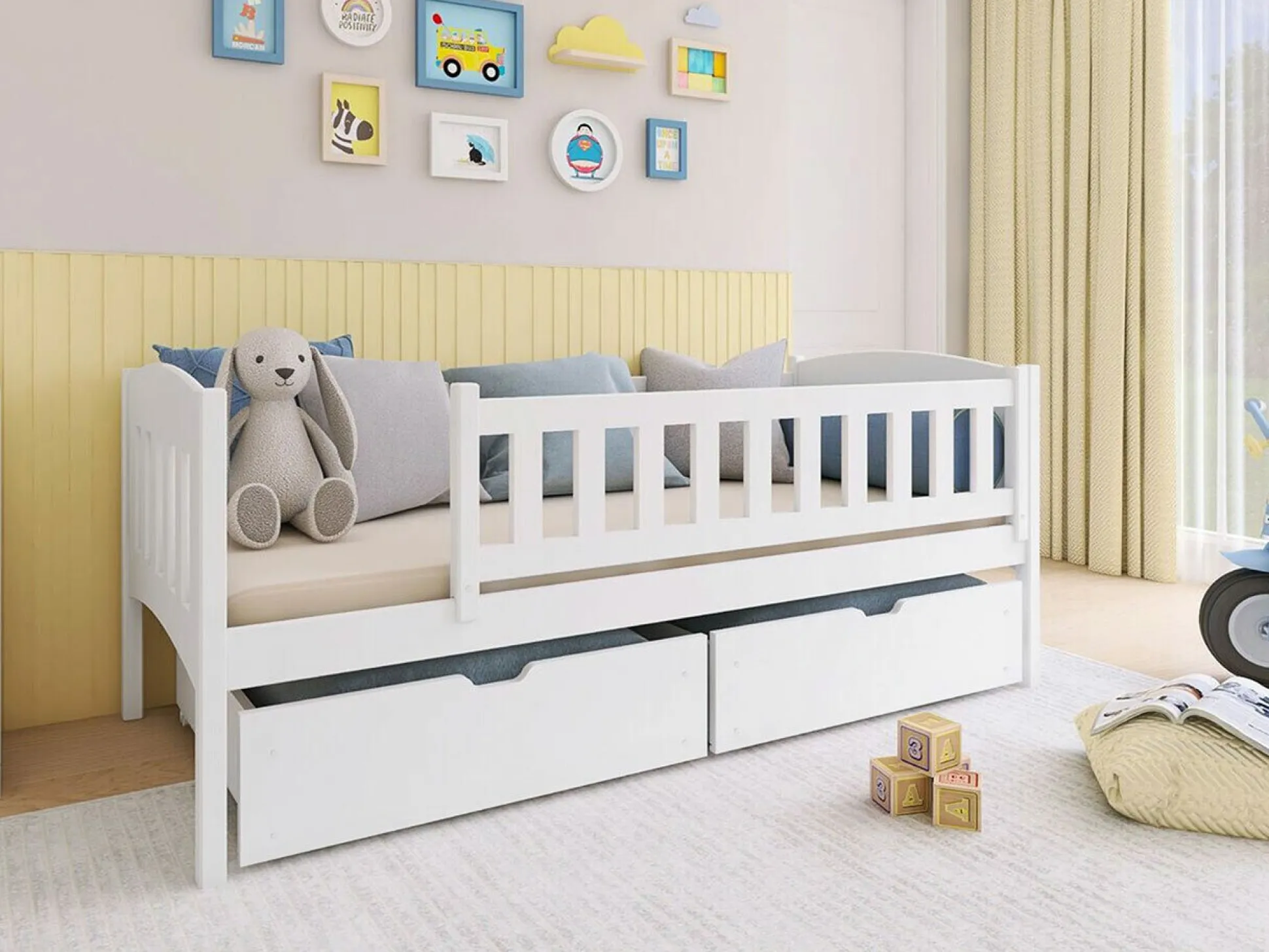 Seng Vista 112 (Hvid)