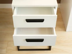 Sengebord Bristol 196 (Hvid)