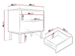 Sengebord Comfivo Elblare