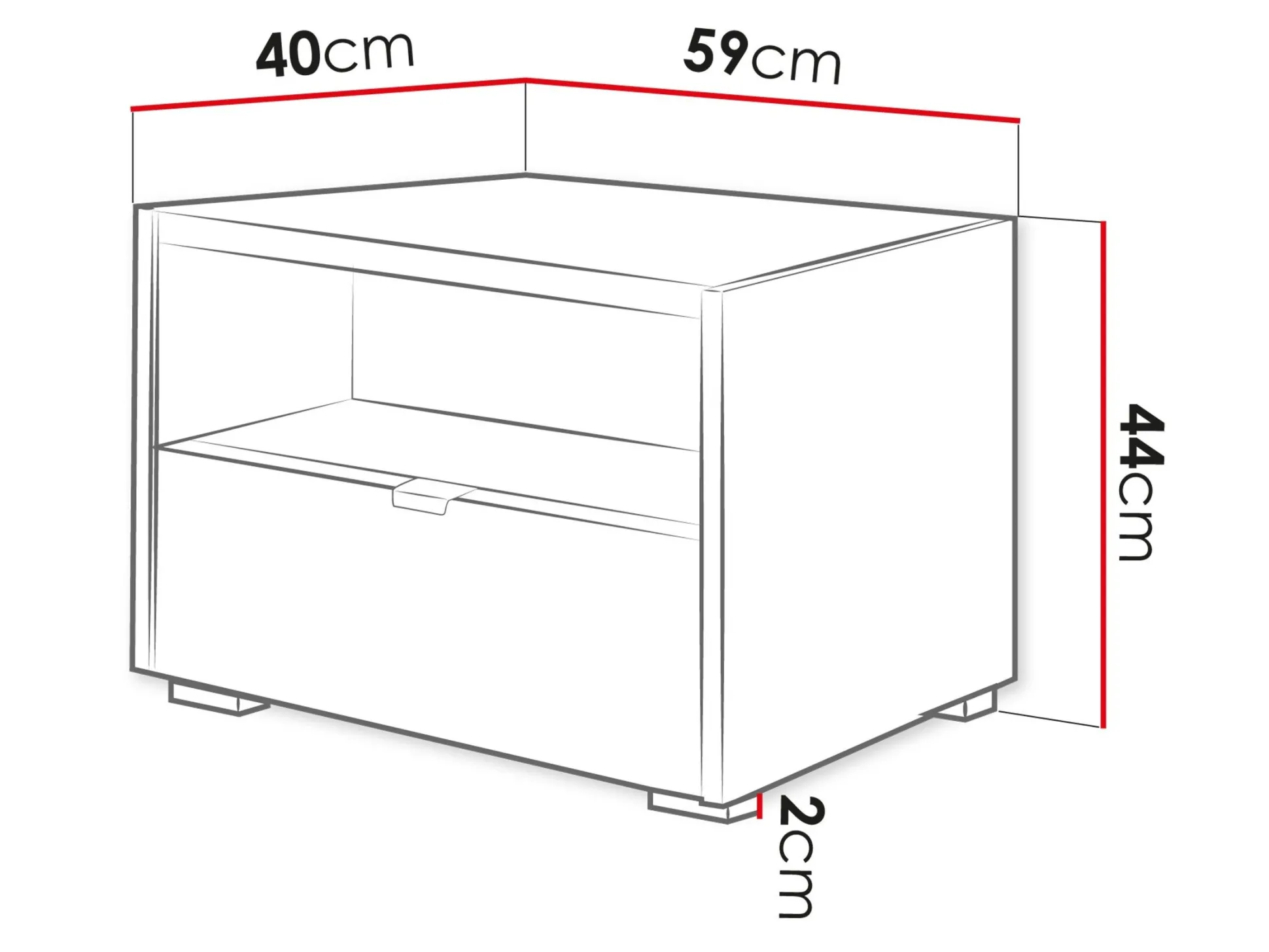 Sengebord Comfivo Ordo