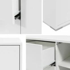 Sengebord Comfivo Tutela (Hvid)