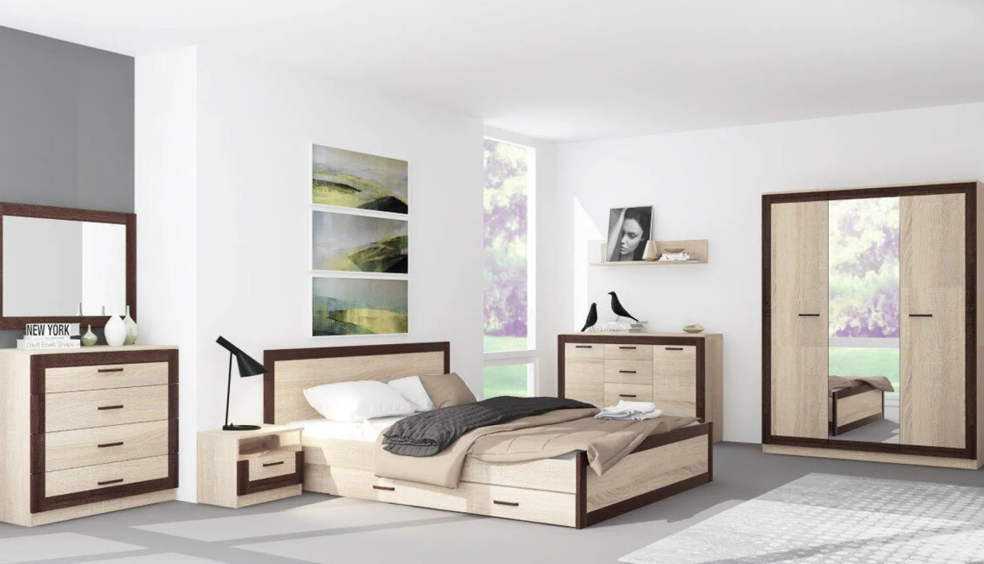 Sengebord Daleta 125