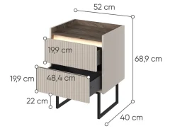Sengebord Elbtei 108