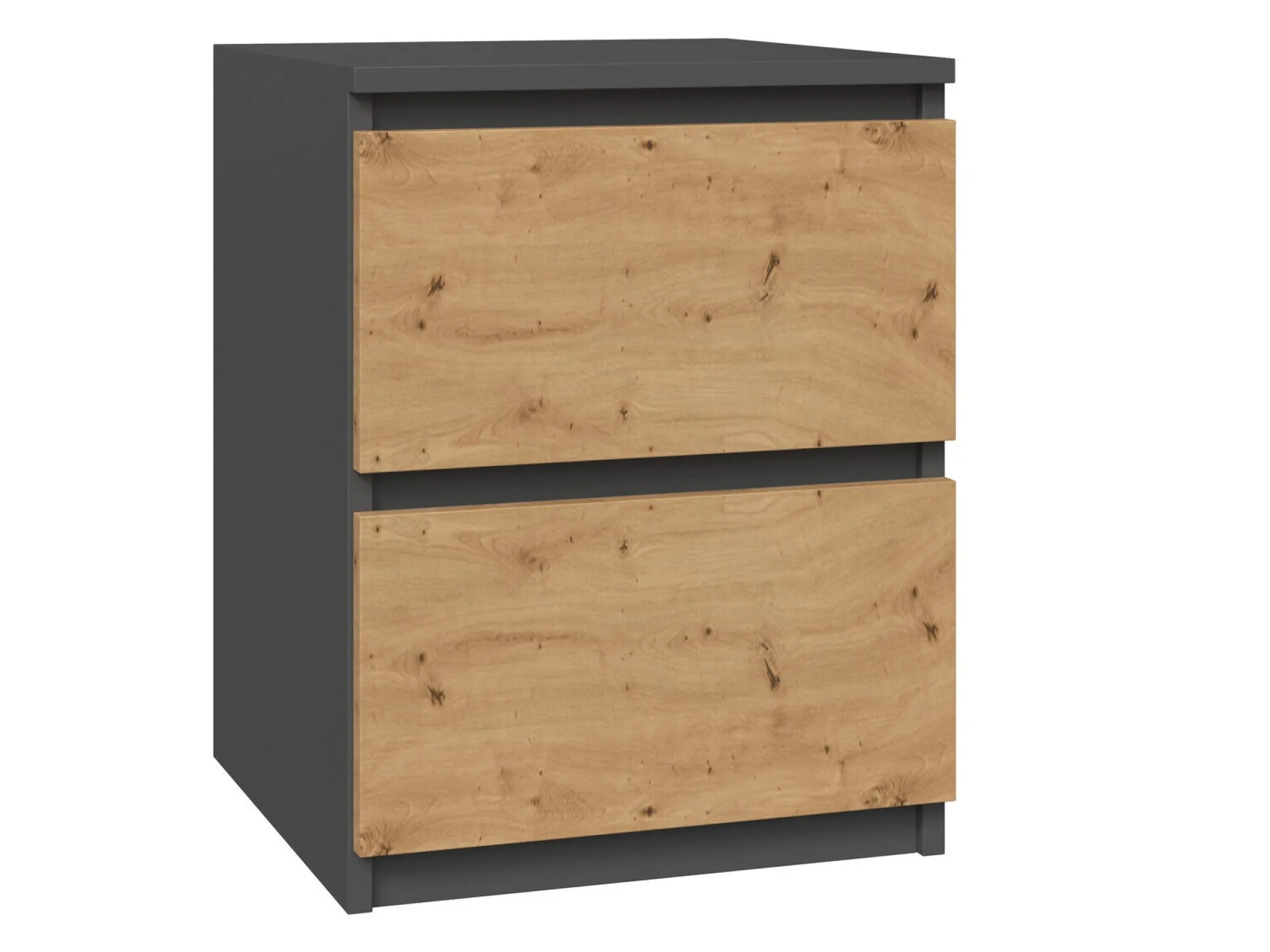 Sengebord Elbvelu 120 (Antracit + Artisan eg)