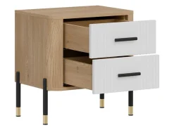 Sengebord Flosora 140 (Hvid)