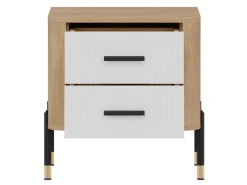 Sengebord Flosora 140 (Hvid)