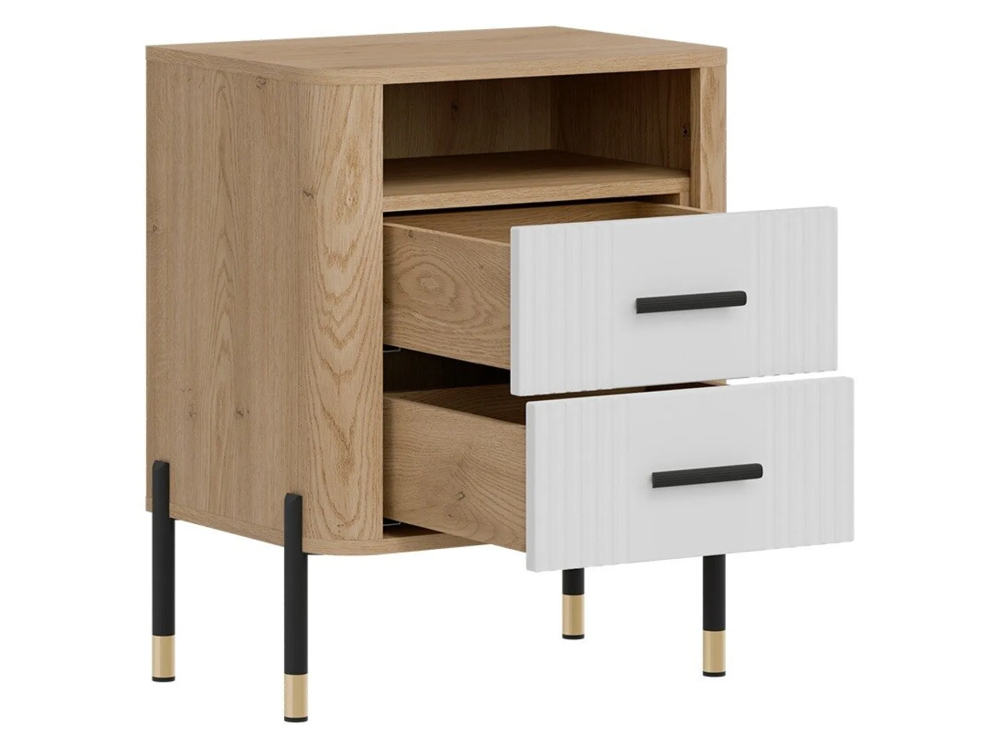 Sengebord Flosora 142 (Hvid)