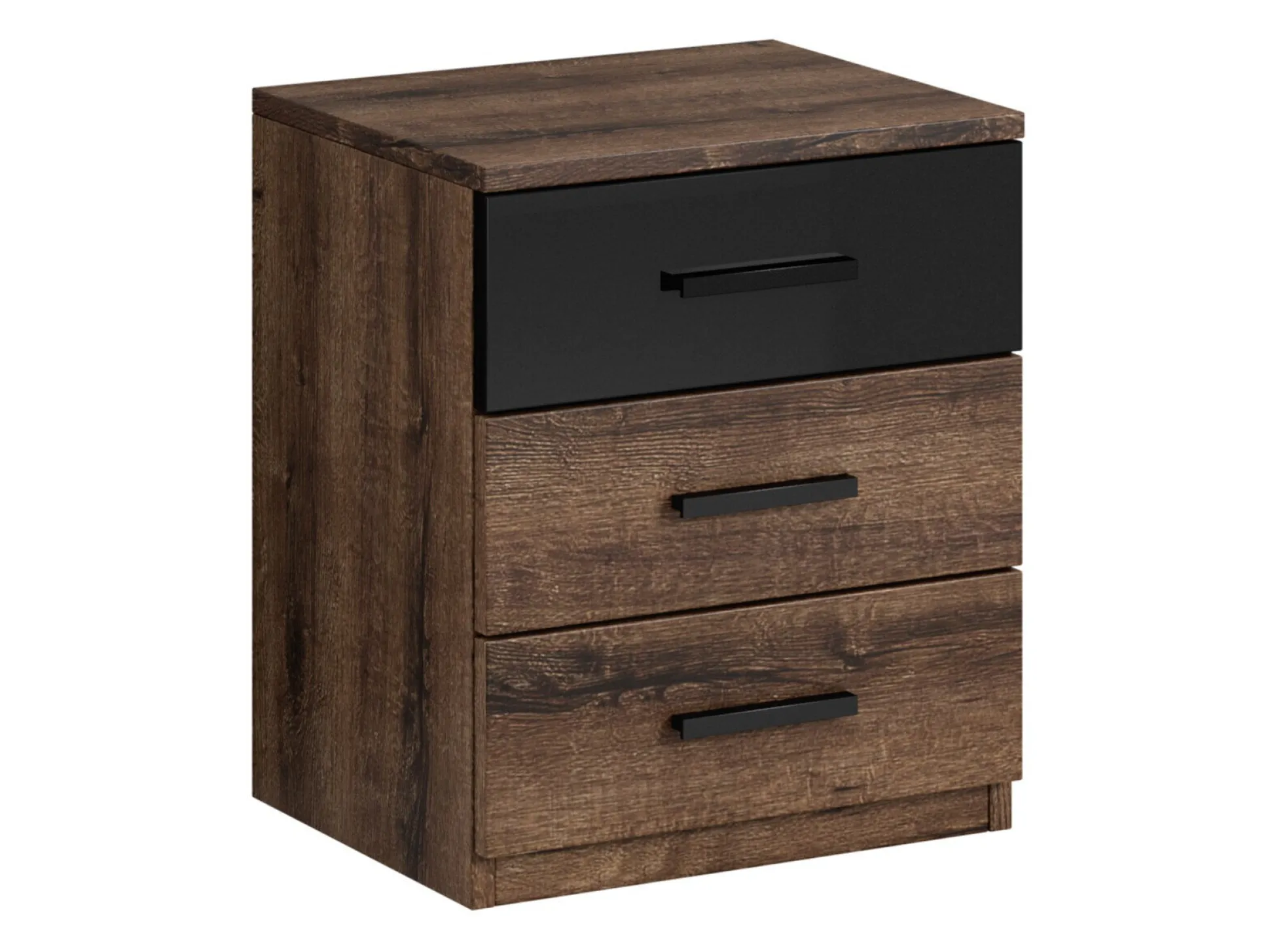 Sengebord Levruvu 107 (Kloster eg + Sort)