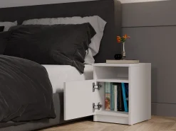 Sengebord Mandeville 305 (Hvid)