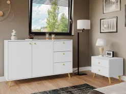 Sengebord Monfera 101 (Hvid)