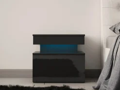 Sengebord Monfero (Sort + Blank sort)