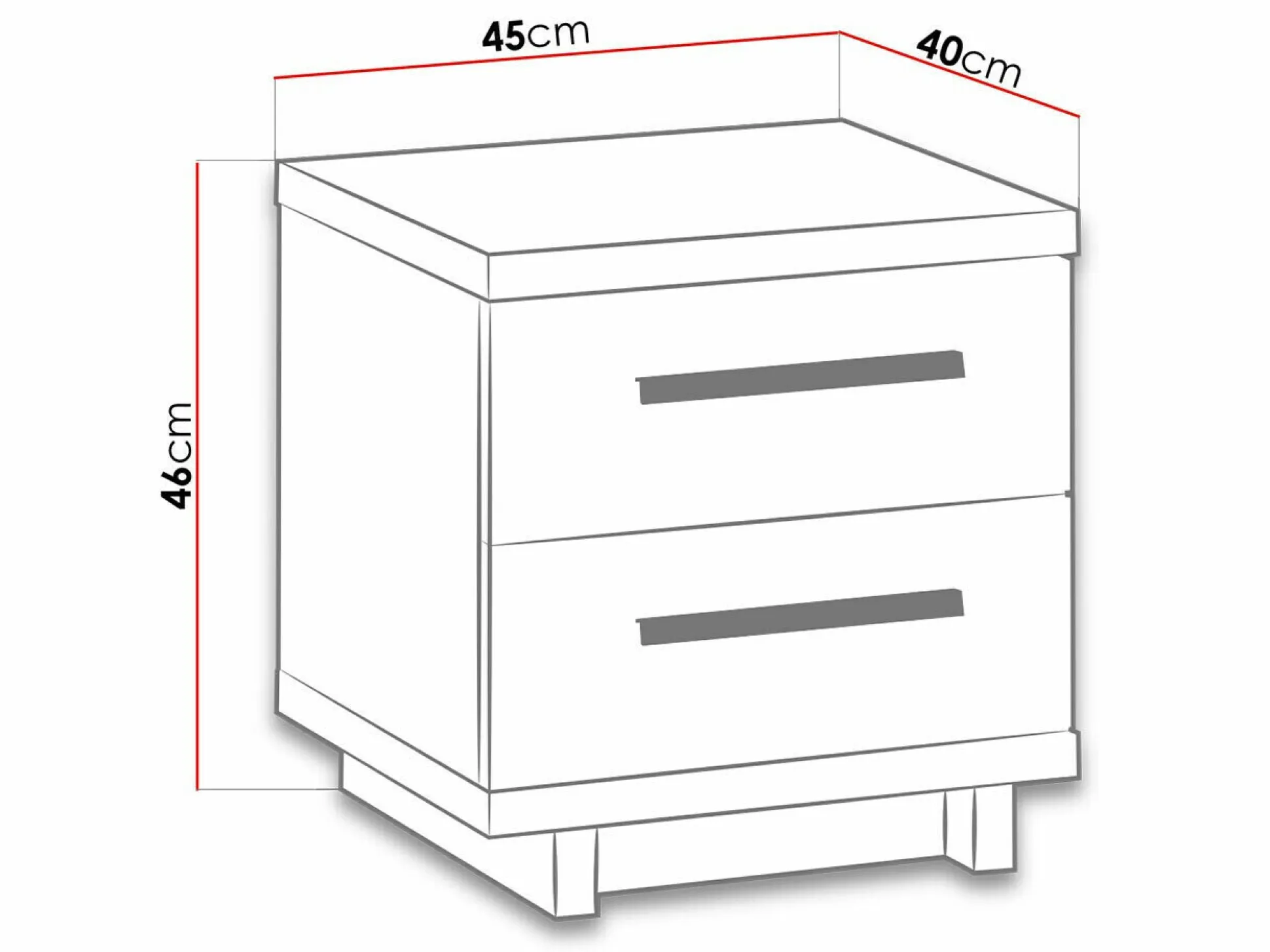 Sengebord Morlira 106