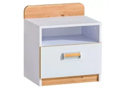 Sengebord Ophmora 111 (Egetræ + Hvid)