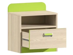 Sengebord Ophmora 111 (Egetræ + Hvid)