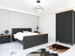 Sengebord Sordoro 100 (Grafit + Artisan eg)