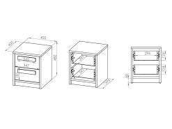 Sengebord Tivruve 109