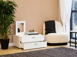 Sidebord Bristol 185 (Hvid)