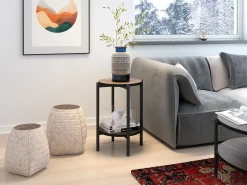 Sidebord Comfivo Cygnus (Brun + Sort)