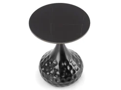 Sidebord Houston 1807 (Sort + Sort marmor)