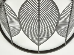 Sidebordesæt Houston 974 (Sort + Lyst træ)