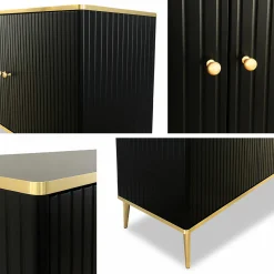 Skænk Arces (Sort + Gylden)