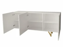 Skænk Audis (Hvid + Glansfuld hvid)