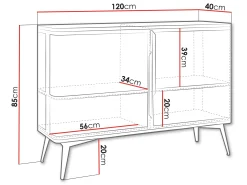 Skænk Camfelo 100 (Sort)
