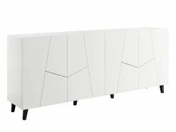 Skænk Charlotte 180 (Hvid + Sort)