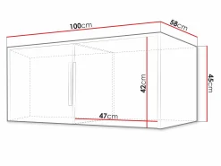 Skænk Collis (Hvid + Wotan eg)