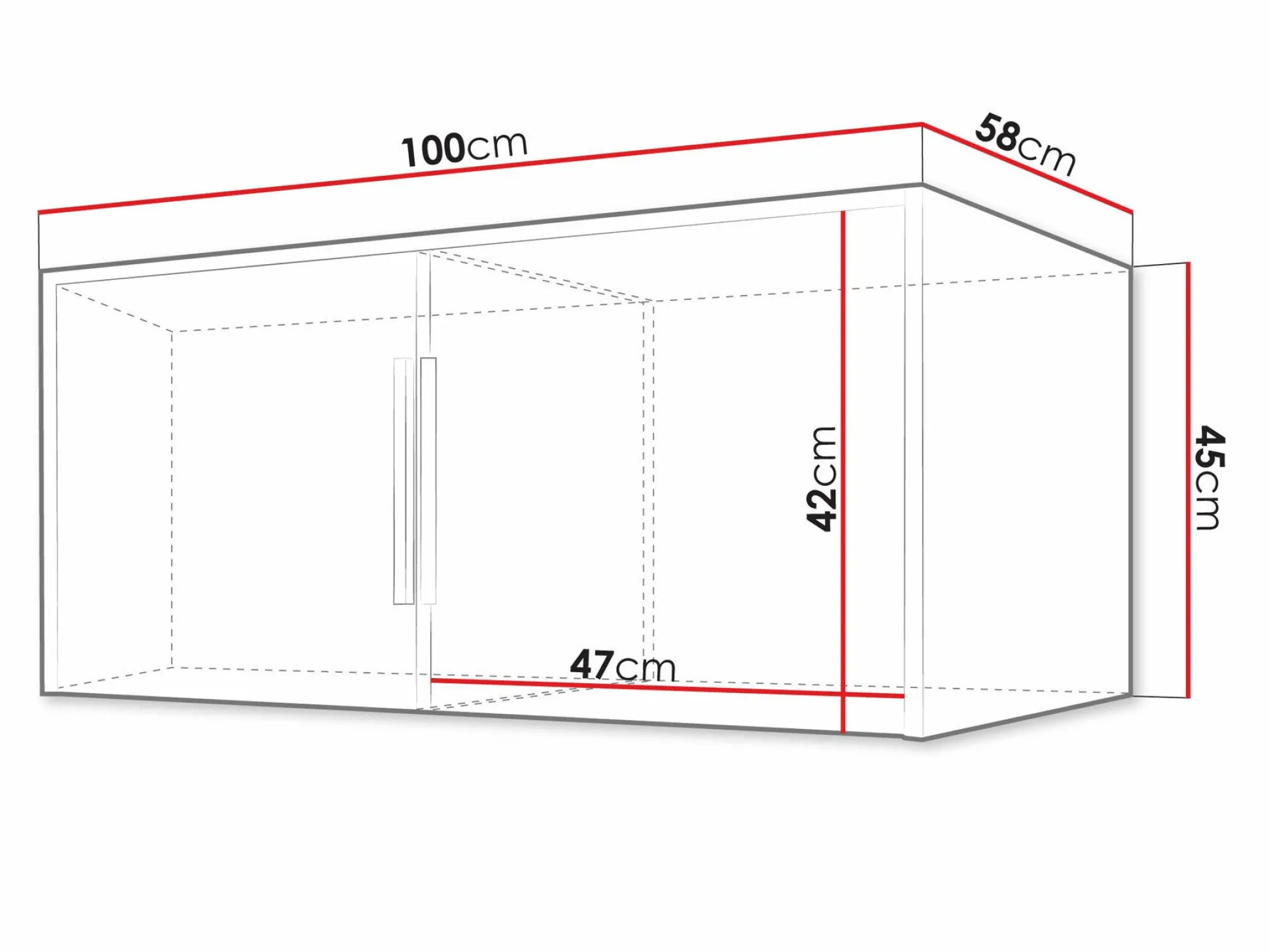 Skænk Collis (Hvid + Wotan eg)