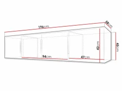 Skænk Collis II (Hvid + Wotan eg)