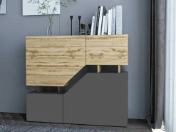 Skænk Comfivo Daldune (Wotan eg + Antracit)