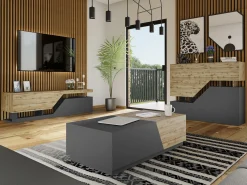 Skænk Comfivo Daldune (Wotan eg + Antracit)