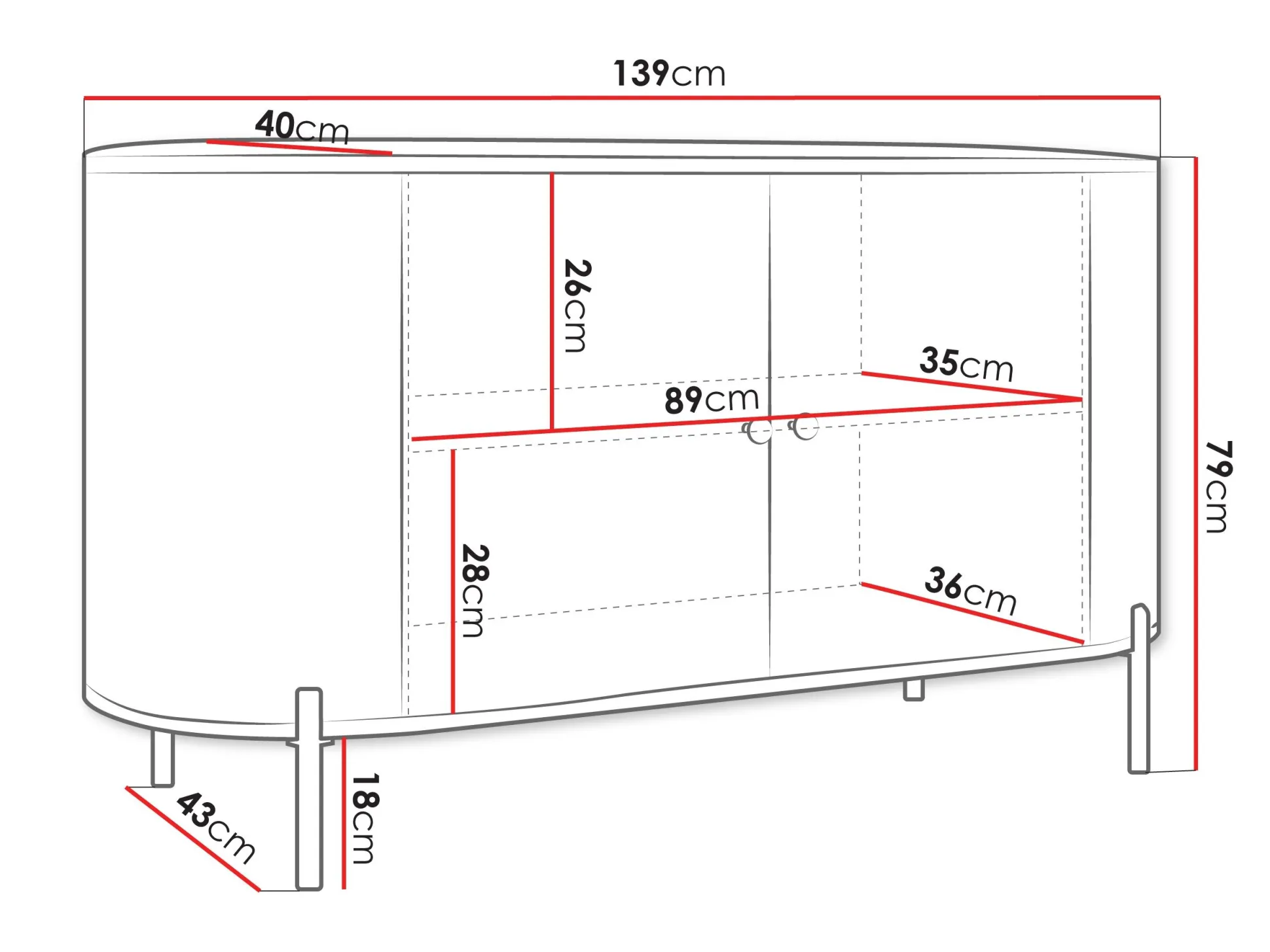 Skænk Comfivo Mirsoni